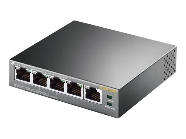 TP-LINK Switch TL-SG1005P 5xGBit (4xPoE / 65W) Unmanaged