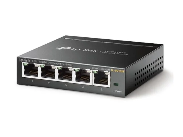 TP-LINK Switch TL-SG105E 5xGBit Managed Metallgehäuse