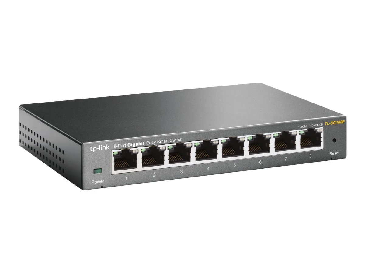 TP-LINK Switch TL-SG108E 8xGBit Unmanaged Metallgehäuse