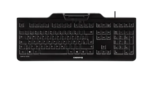 CHERRY Keyboard KC 1000 SC Smartcard [DE] black