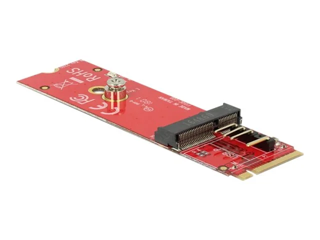 Delock Konverter M.2 Key M Stecker > M.2 Key E Slot für USB und PCIe Module