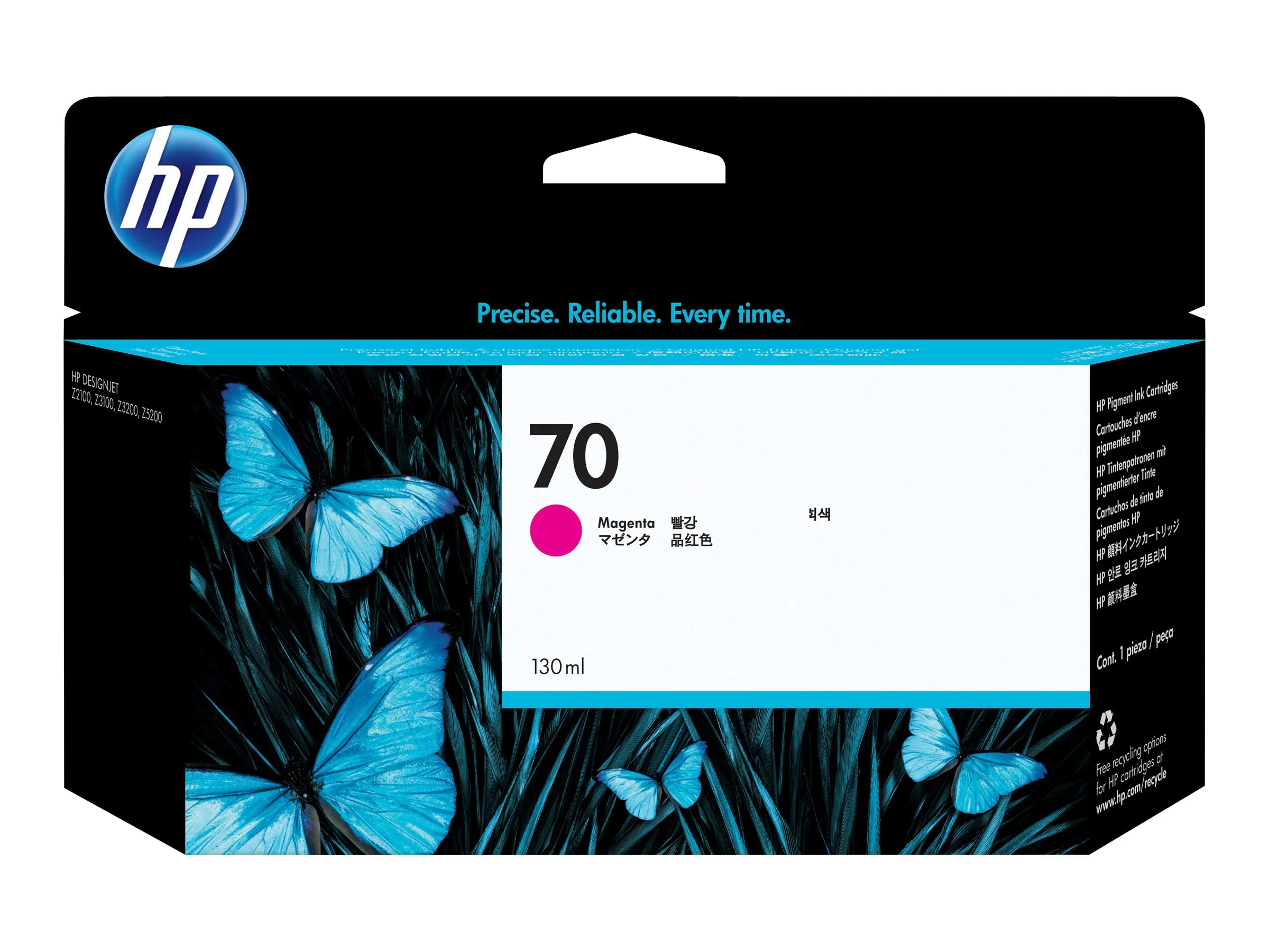 HP 70 Tinte magenta 130 ml Vivera