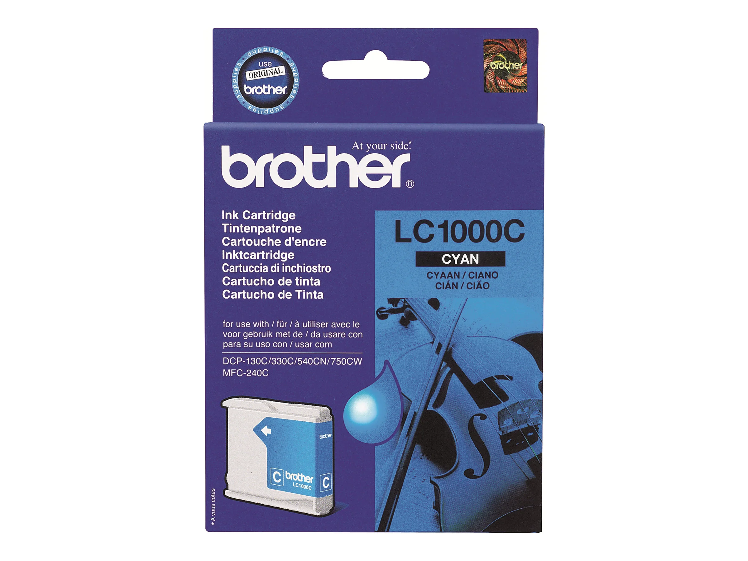 BROTHER LC1000C Tinte cyan 400Seiten