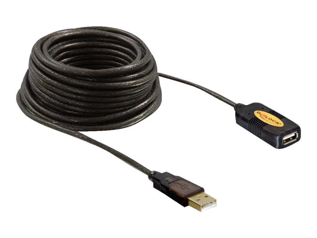 DELOCK Kabel USB 2.0 Verlaeng, aktiv 10m