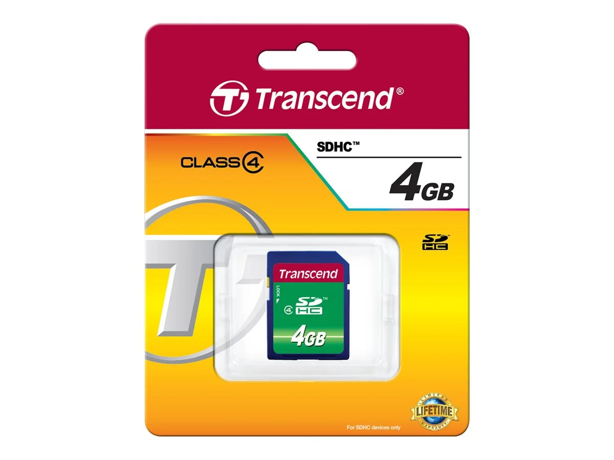 TRANSCEND 4GB SDHC Karte Class 4