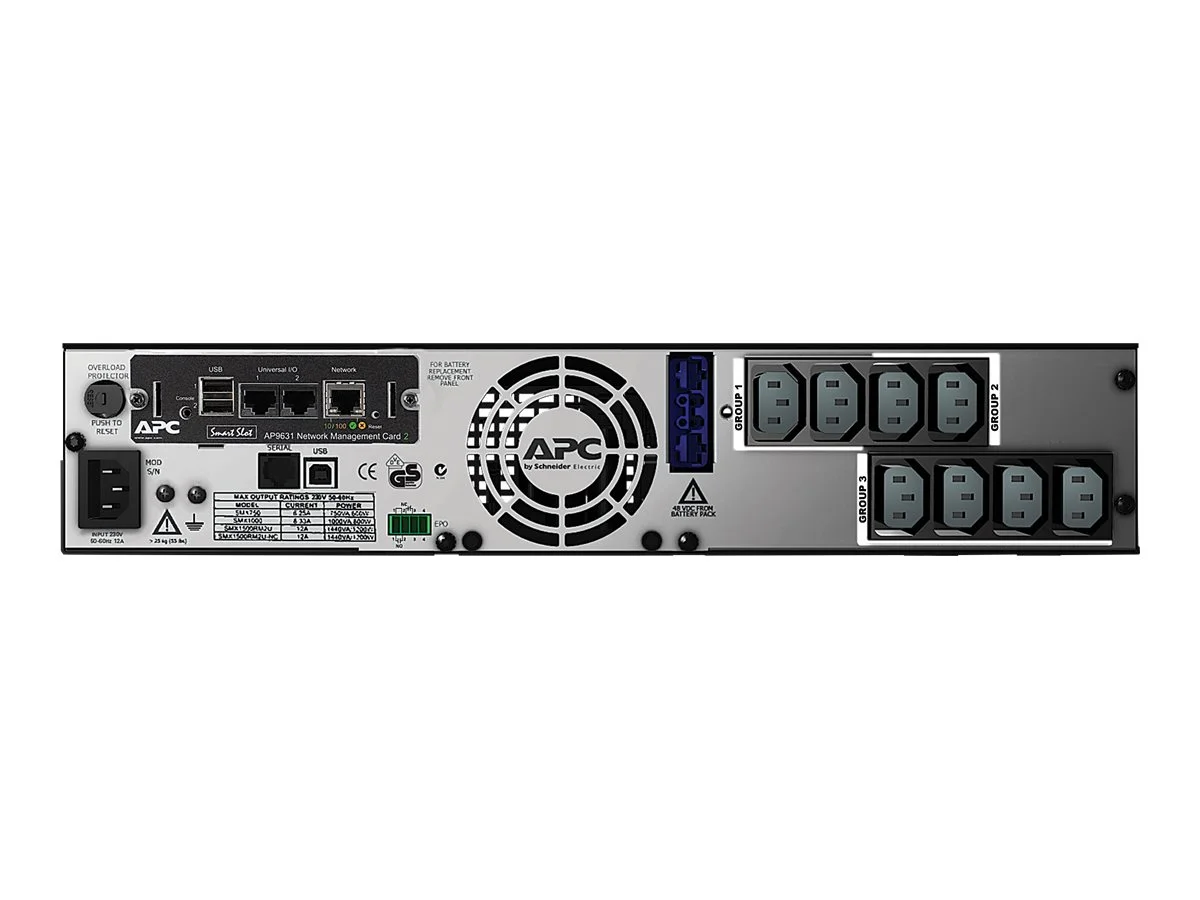 APC Smart-UPS X 1500VA LCD 230V Rack/To