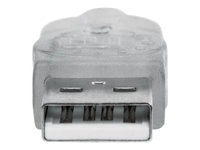 MH USB Kabel A-St./A-Buchse 1,8m silber