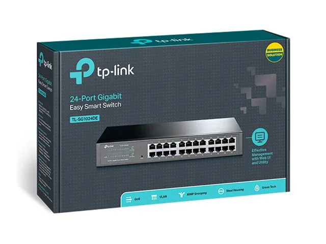 TP-LINK Switch TL-SG1024DE 24xGBit Easy Smart Managed Desktop
