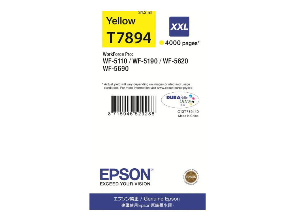 EPSON 1LB T7894 ink cartridge yellow