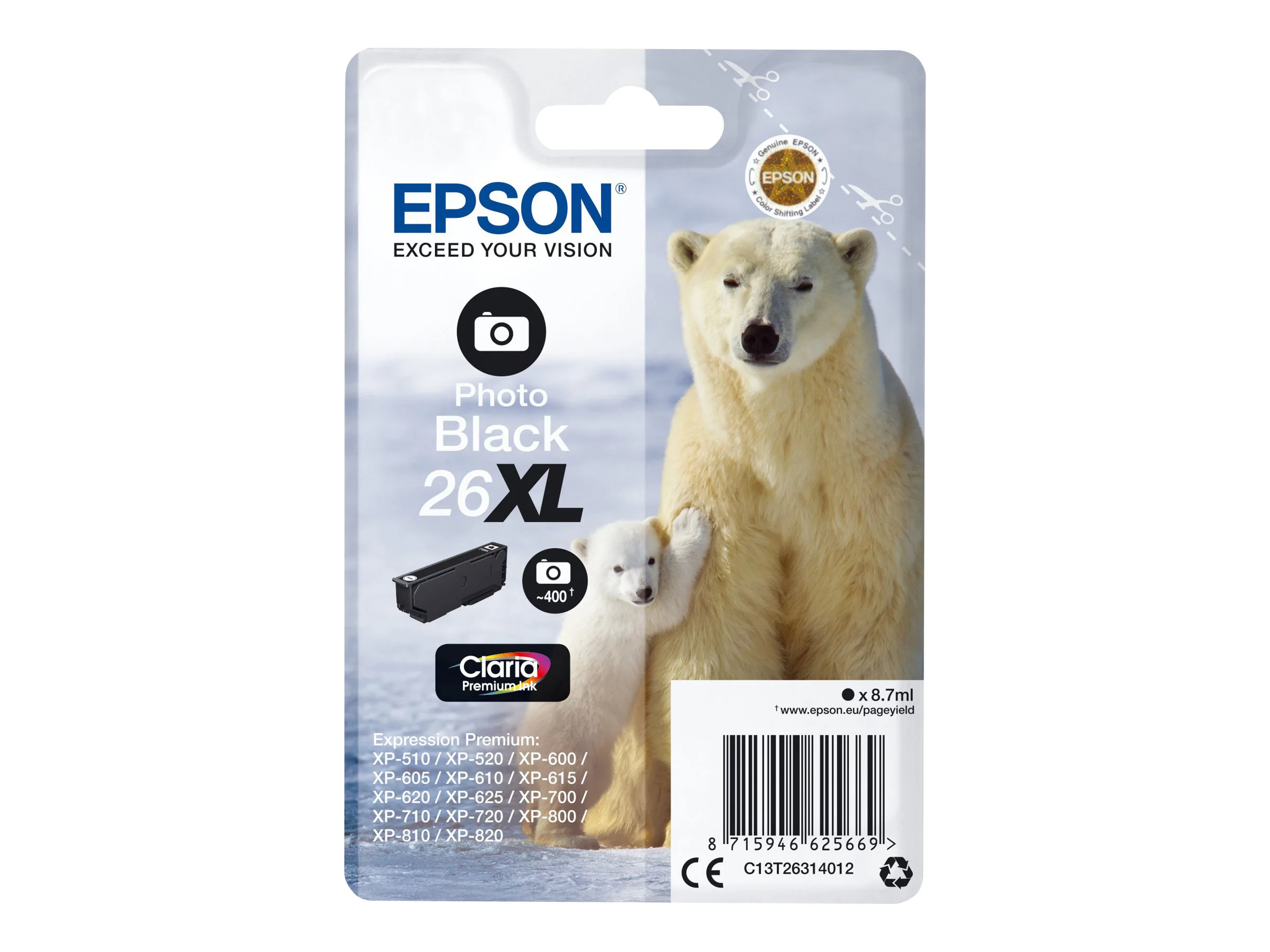 EPSON 5LB 26XL ink cartridge photo black