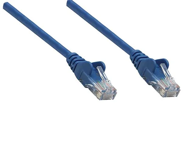 INT Netzwerkkabel Cat6A S/FTP 2m blau