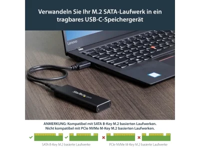 STARTECH Externes M.2 SATA / SSD Festpla