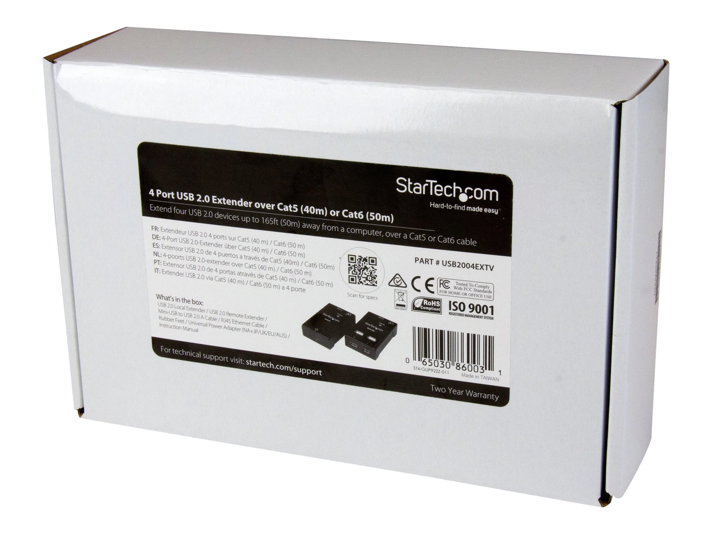 STARTECH 4-Port USB 2.0-Over-Cat5-or-Cat