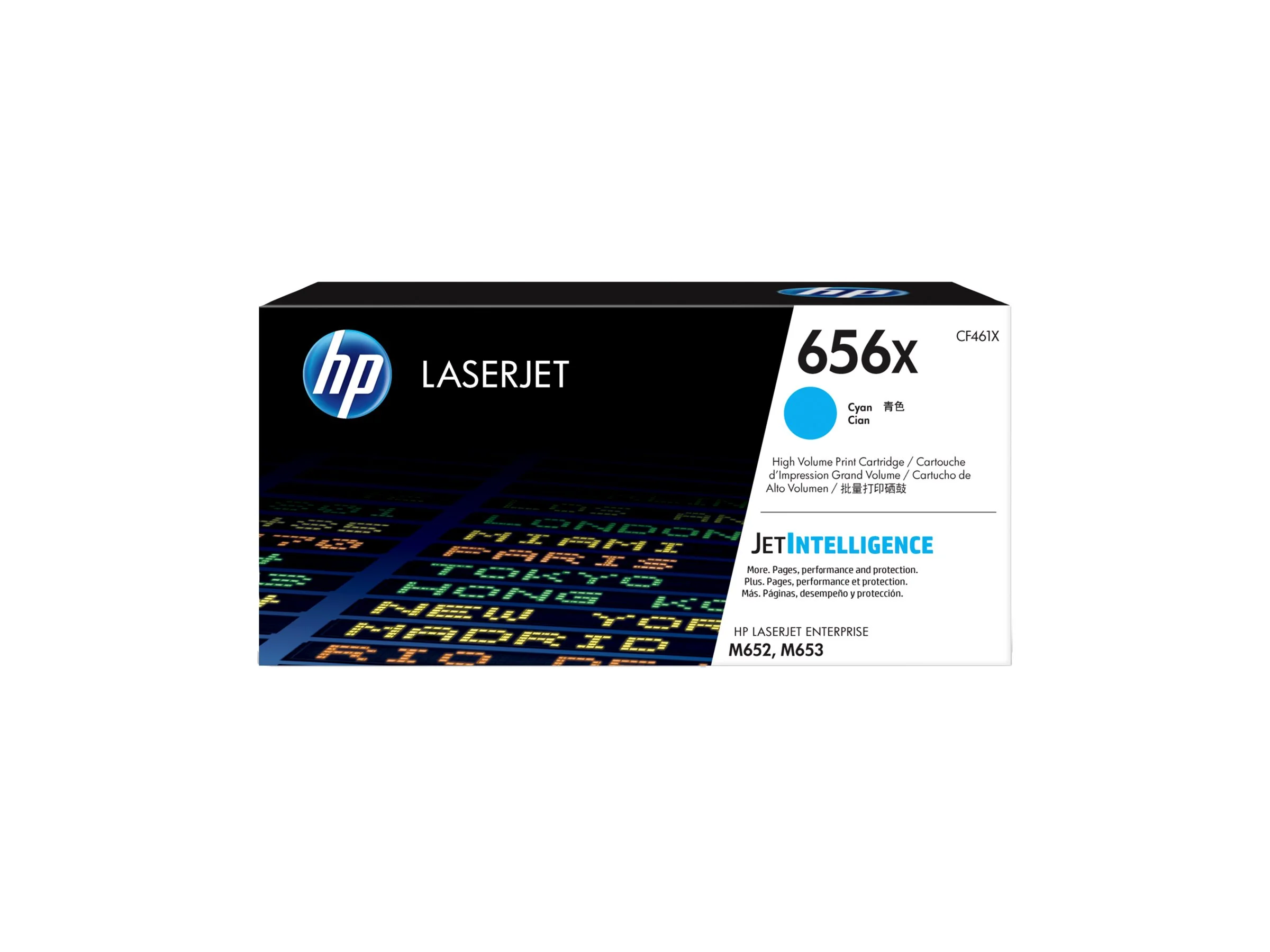 HP 656X LaserJet Toner Cyan HY
