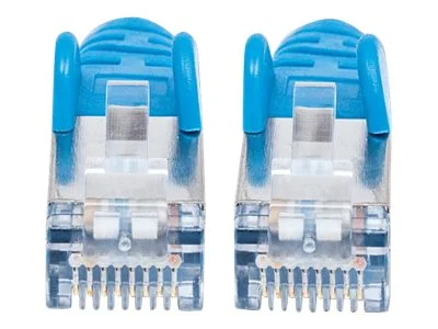 INT Cat6a Stecker Cat7 Kabel 0,25m blau