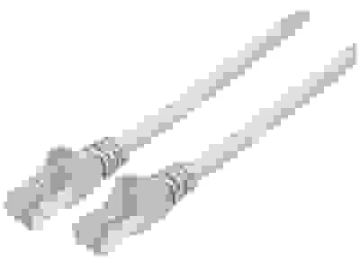 INT Cat6a Stecker Cat7 Kabel 0,5m grau