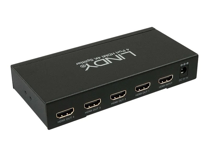 LINDY HDMI 4K Splitter 4 Port 3D 2160p30
