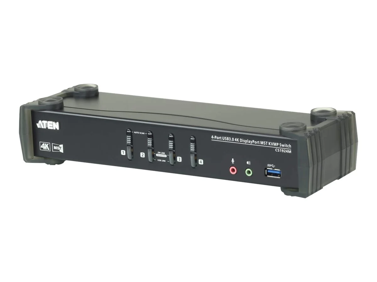ATEN CS1924M 4-Port USB3.0 4K KVM Switch