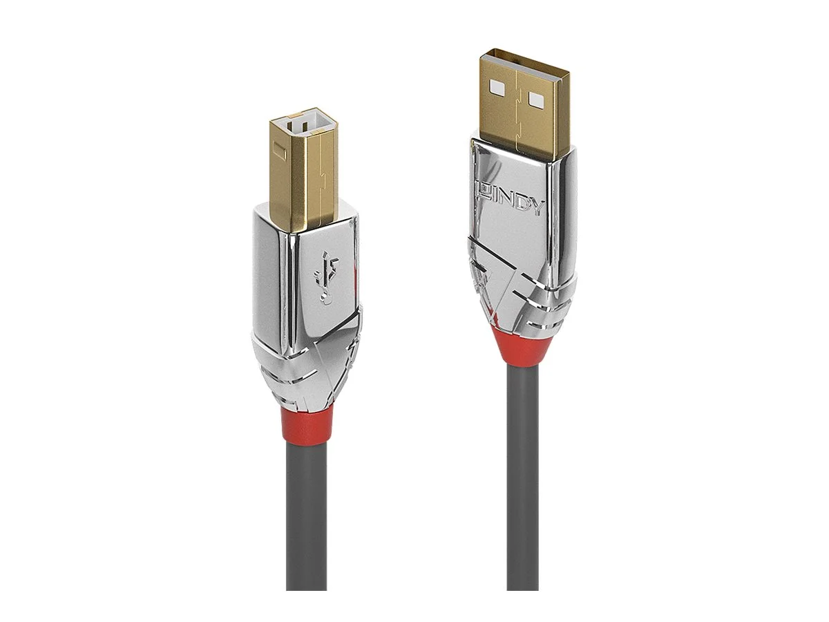 LINDY 7,5m USB 2.0 Typ A/B Kabel Cromo