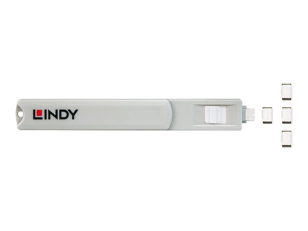 LINDY USB Typ C Port Schloss weiss