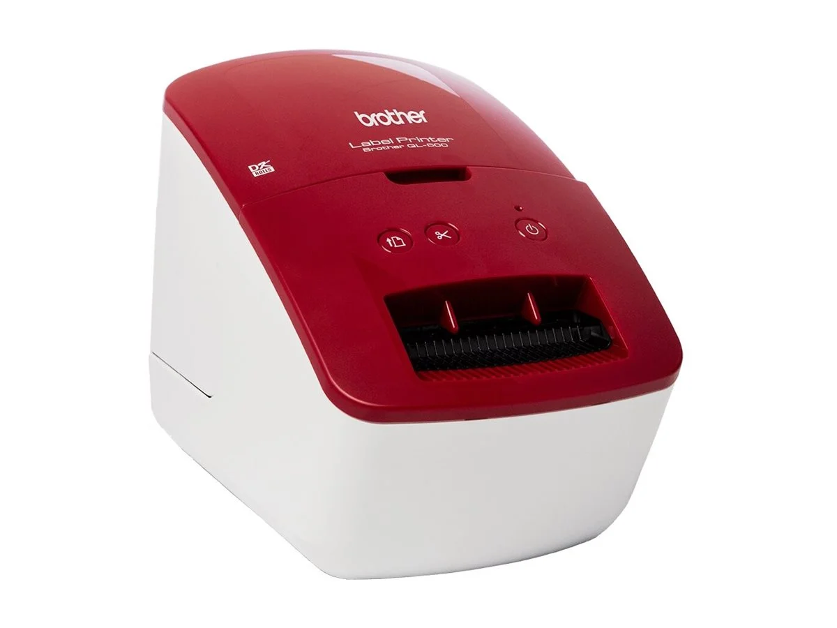 BROTHER QL600R LABEL PRT RED/WHITE ALL