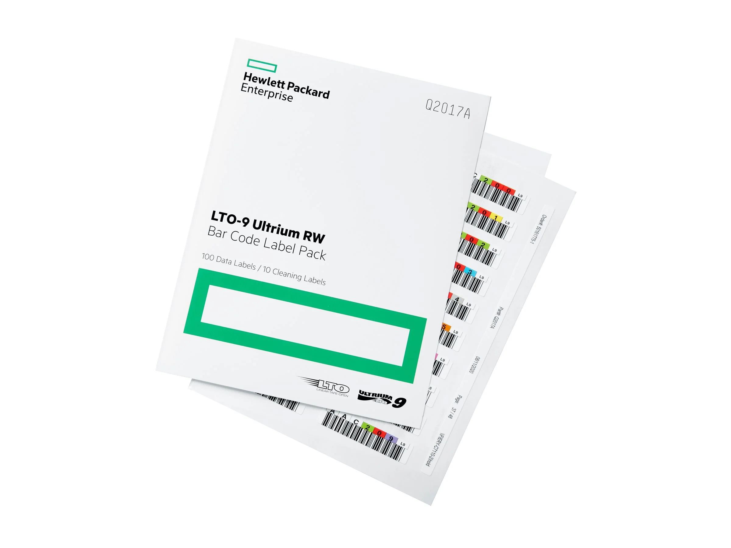 HPE LTO-9 Ultrium RW Bar Code Label Pack