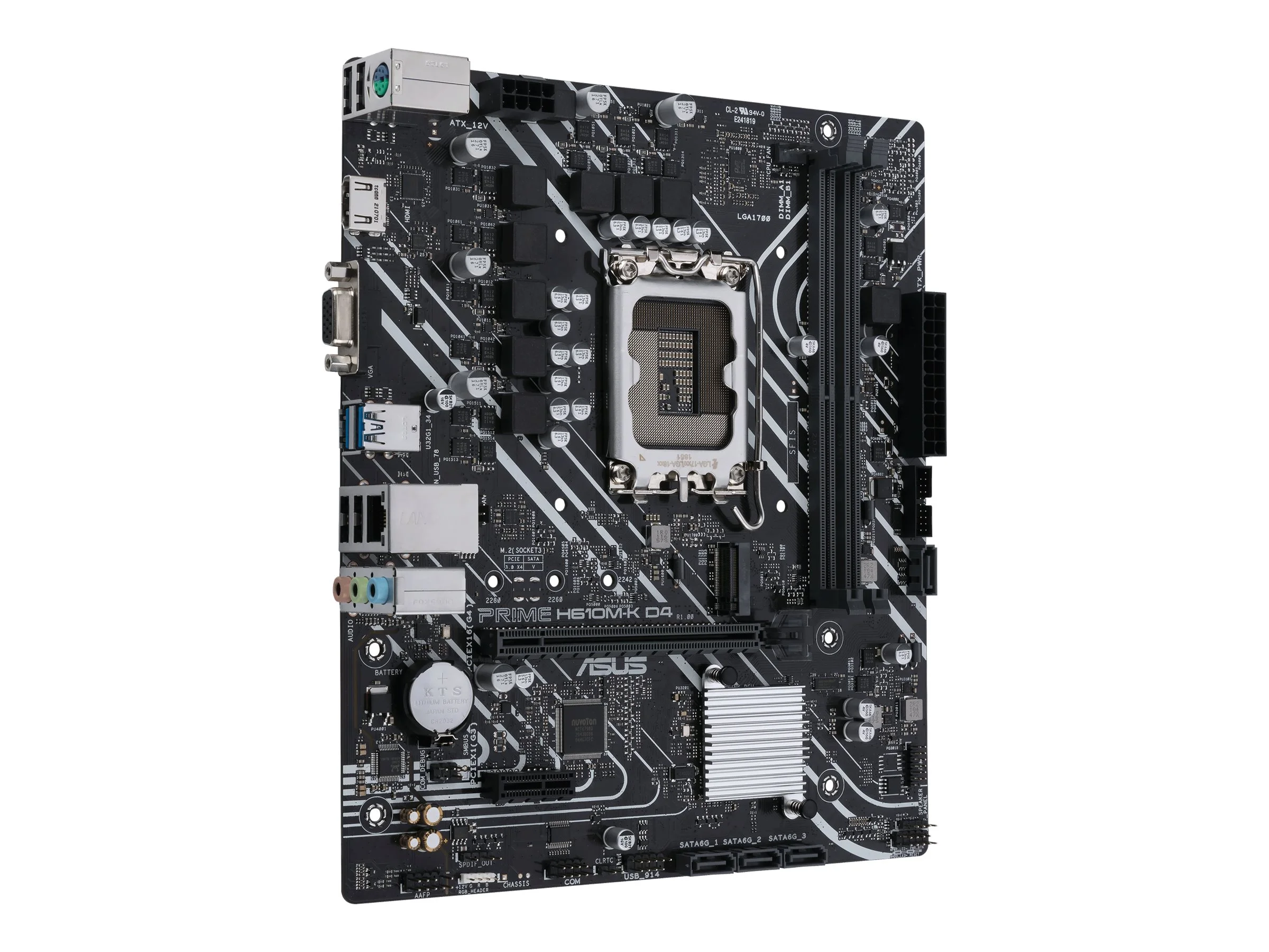 ASUS PRIME H610M-K D4 LGA1700 mATX MB