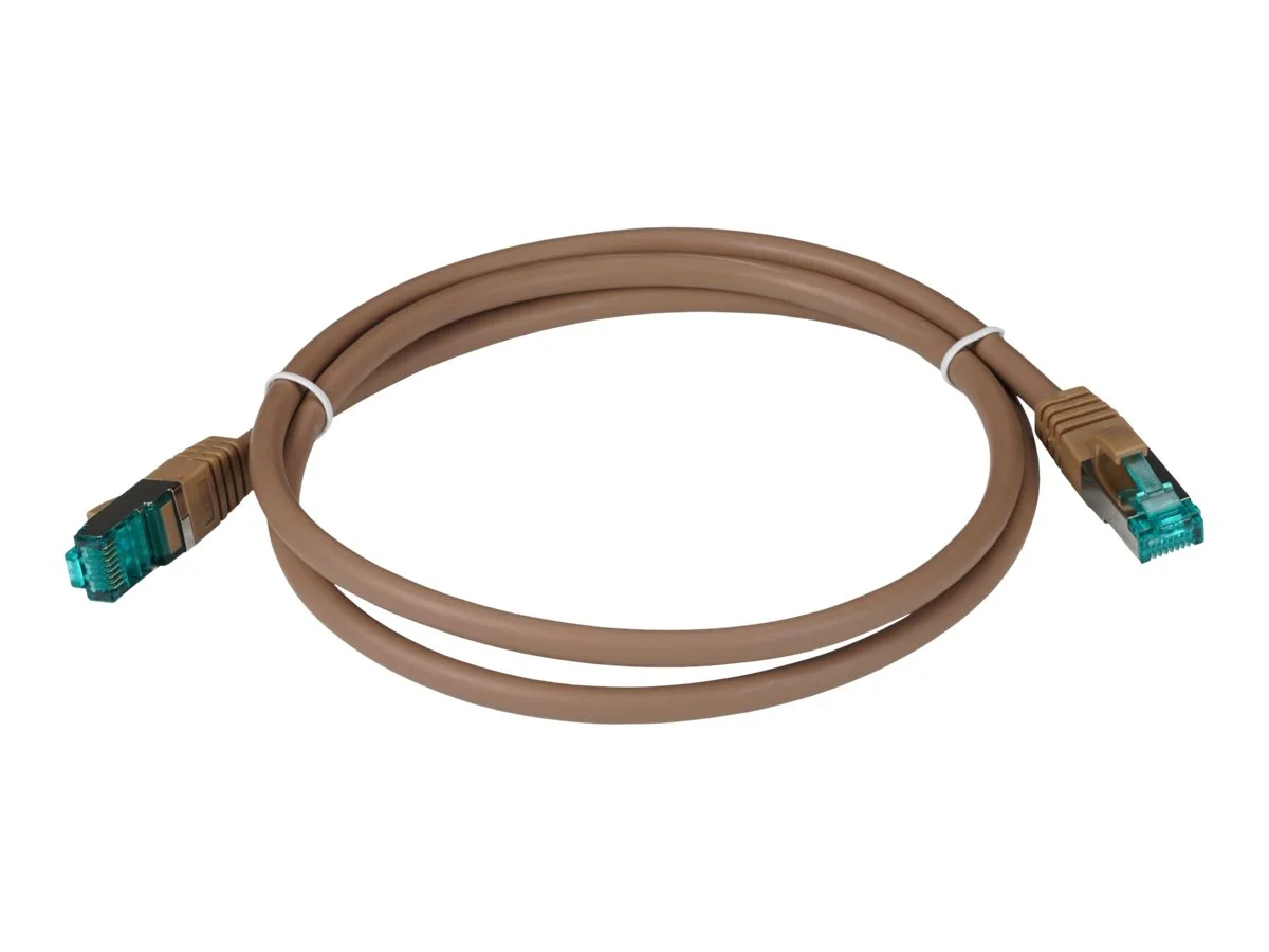 EFB Patchkabel S/FTP Cat6A BRAUN
