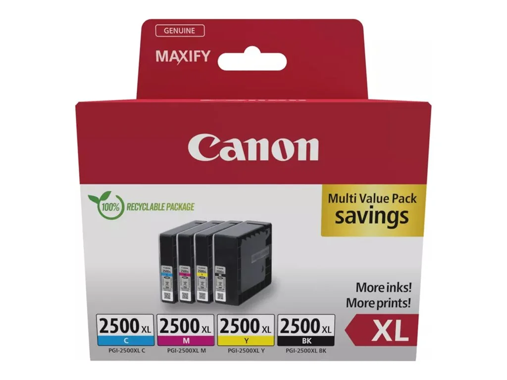 CANON PGI-2500XL Ink Cartridge BK/C/M/Y