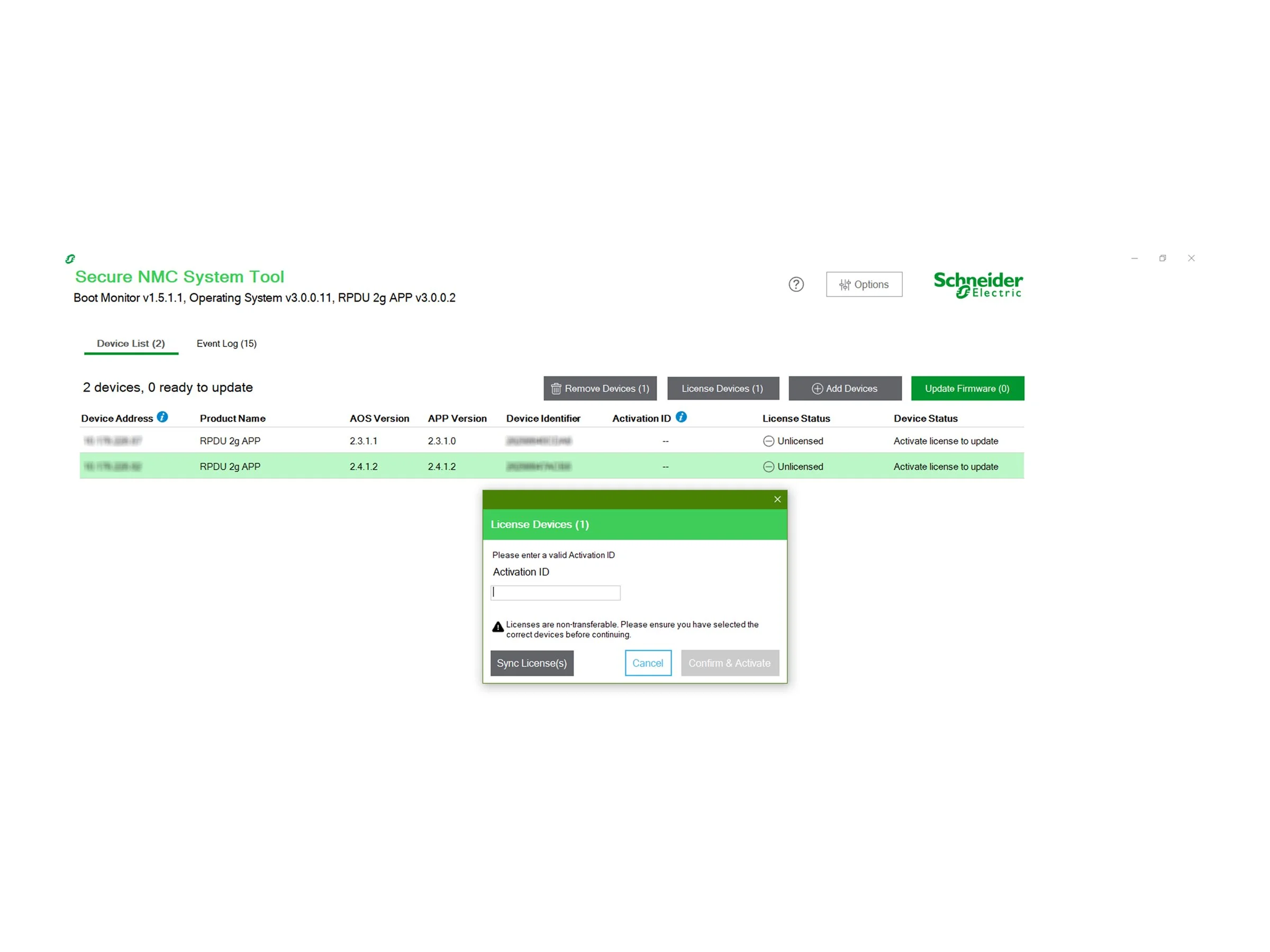 APC NMC3 for 1-Ph rPDU - 6Y Supp Lic
