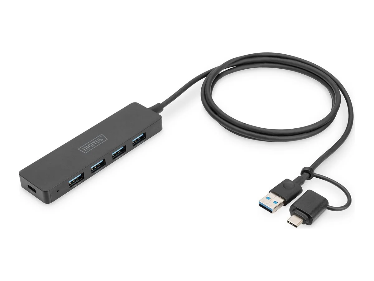 DIGITUS USB 3.0 Hub 4-Port Slimline