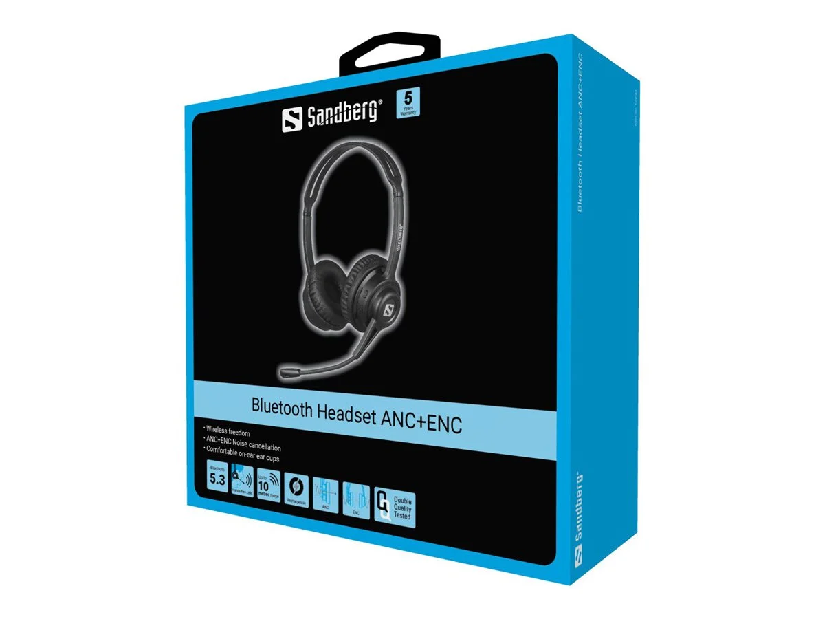 SANDBERG Bluetooth Headset ANC+ENC