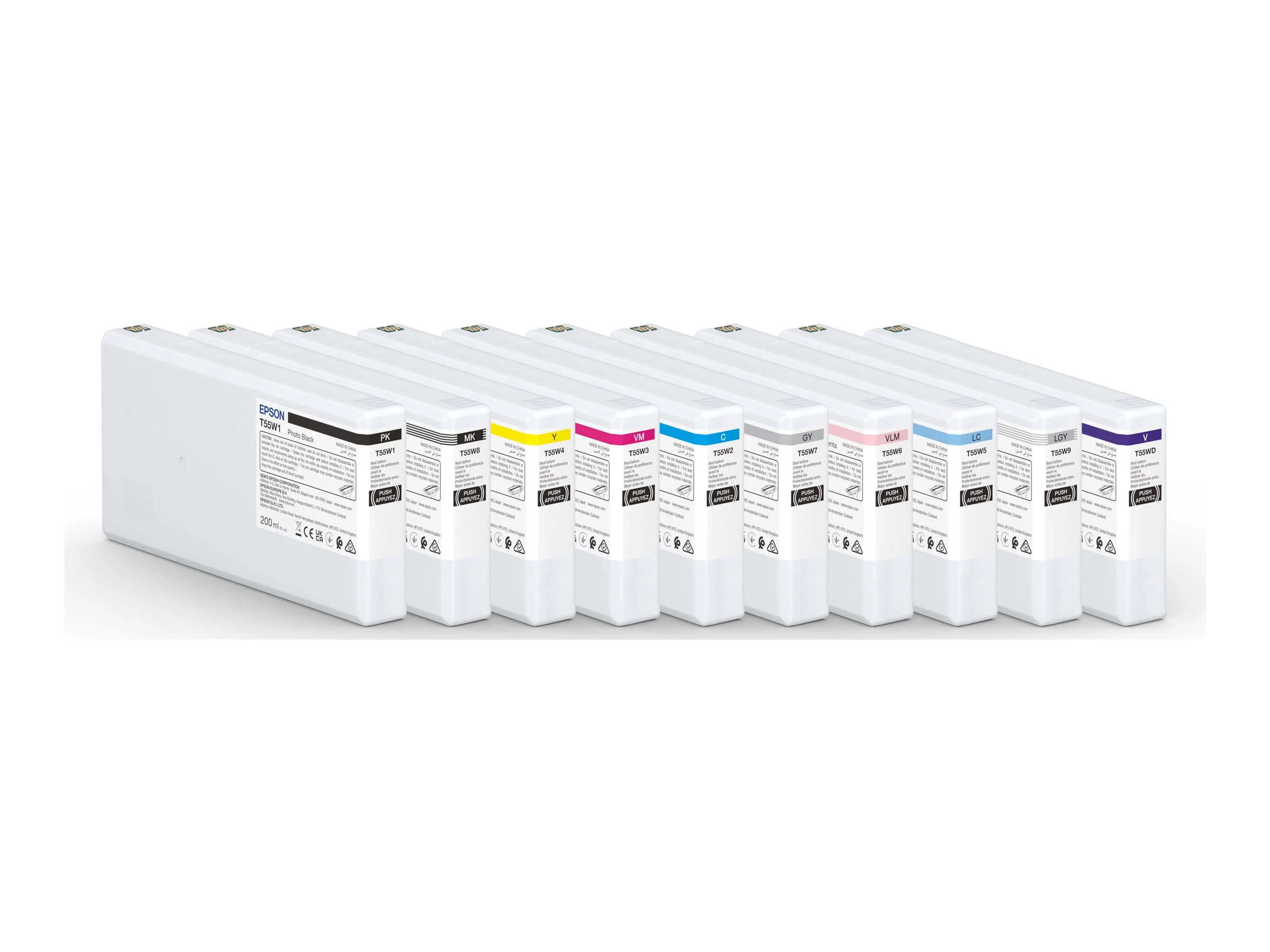 EPSON 5LB T55W7 Gray Ink Cartridge 200ml