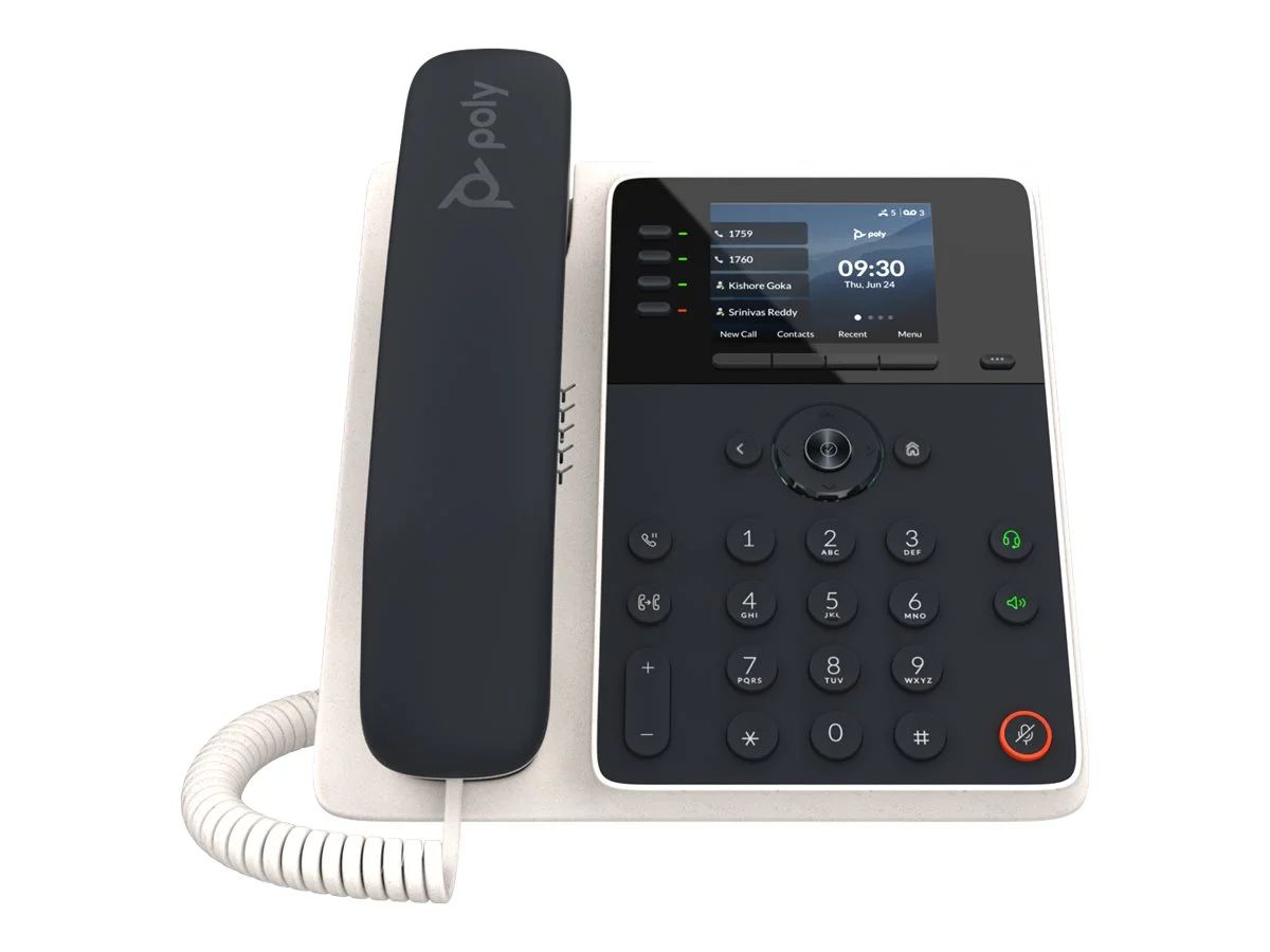 HP Poly Edge E100 IP Phone & PoE-enabled