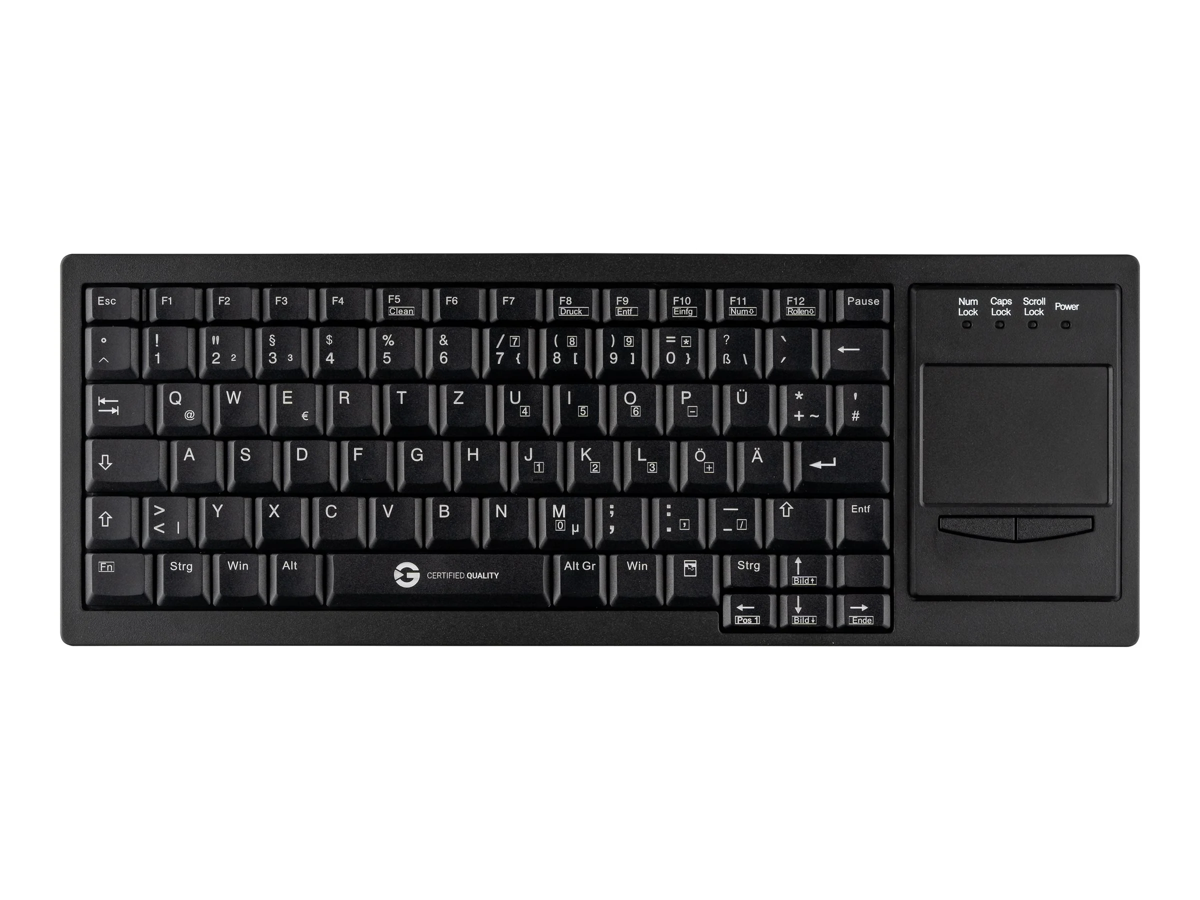 GETT TKL-083-GCQ-TOUCH-BLACK-USB-DE