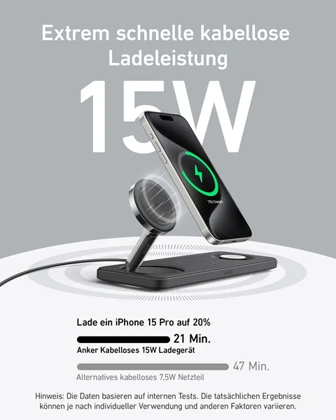 ANKER MagGo Magnetic Charger Pad black