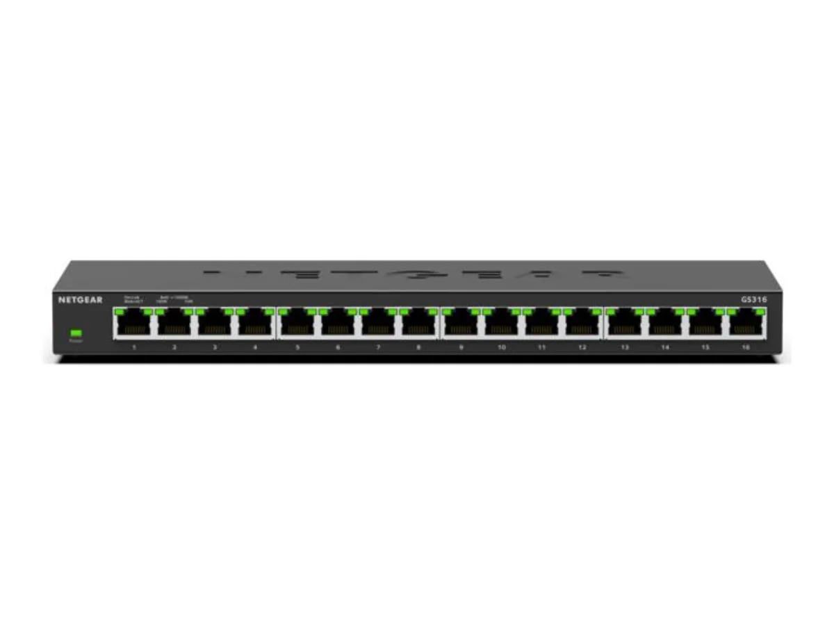 NETGEAR 16PT GE UNMANAGED SWITCH SOHO GS