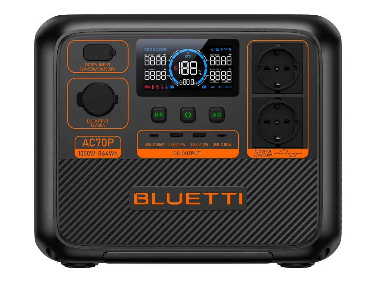 BLUETTI PortablePowerStation AC70P-B-EU