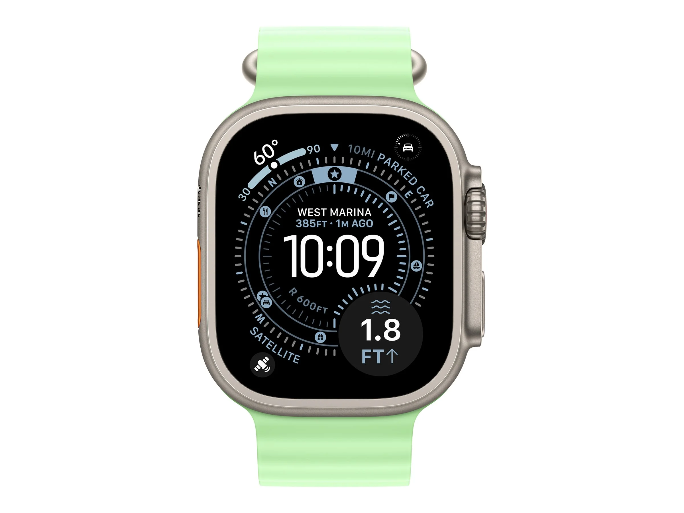 APPLE WATCH 49 NEON GREEN N TI OB