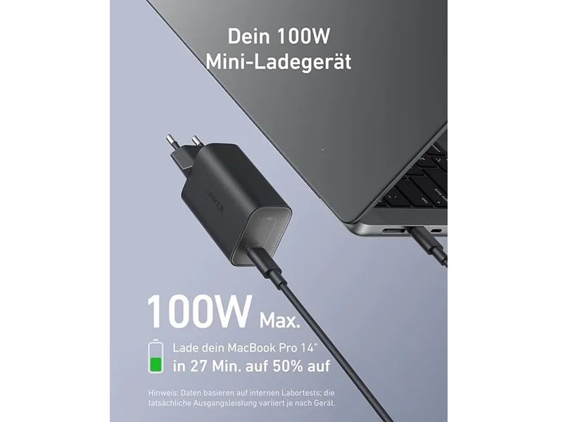 ANKER Nano Charger 100W inkl Kabel weiss