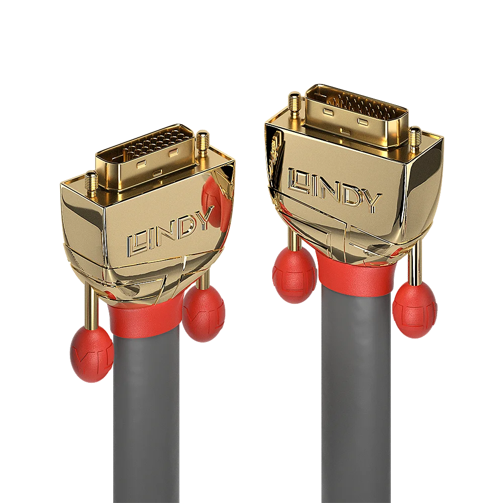 20m DVI-D Dual Link Kabel, Gold Line