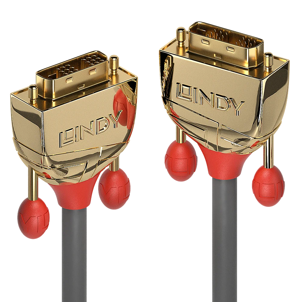 10m DVI-D SLD Single Link Kabel, Gold Line