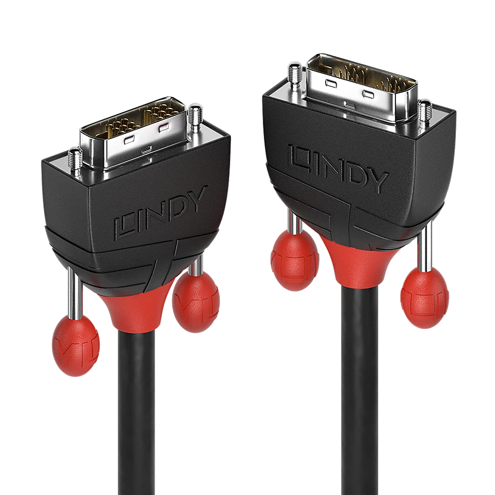 3m DVI-D Single Link Kabel, Black Line