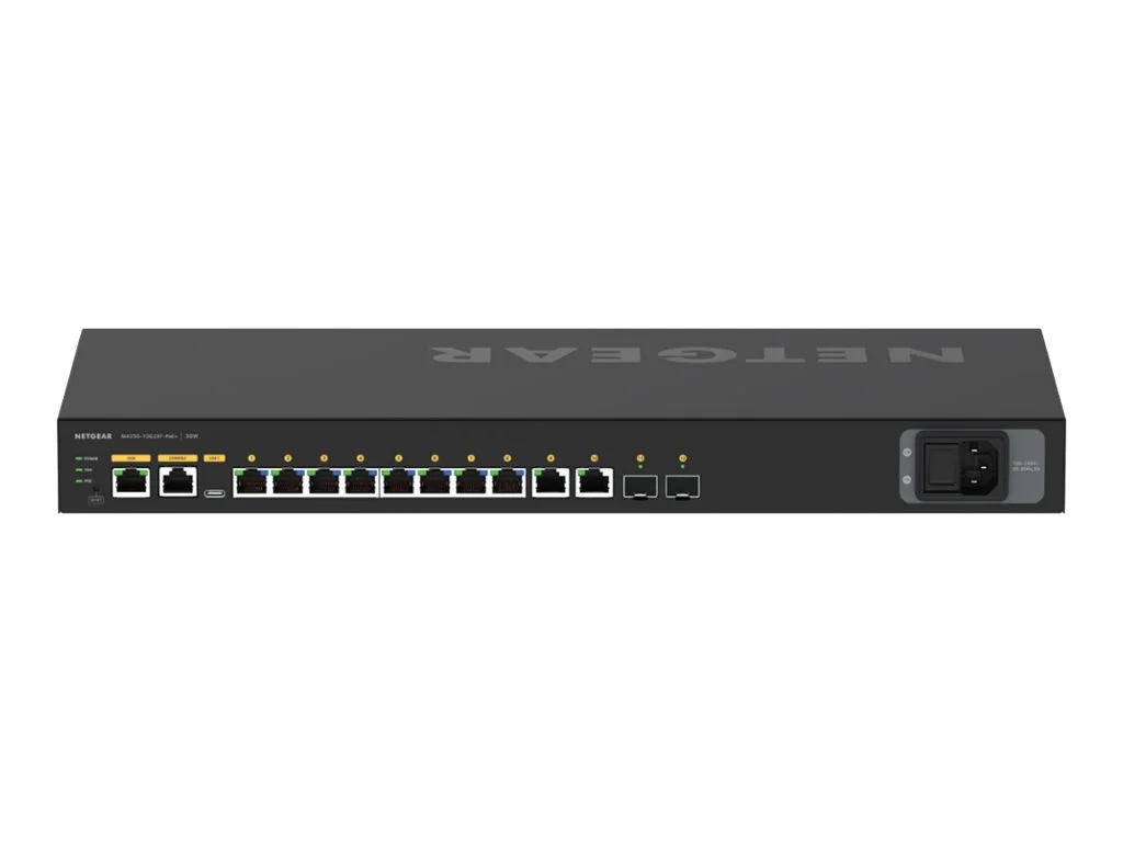 M4250 Managed Switch 8x 1G PoE+ 240 W, 2x 1G und 2x SFP+ M4250-10G2XF-PoE+