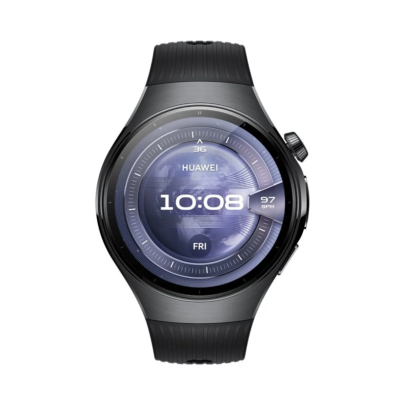 Huawei Rates-L19F Watch 5 titanium Smartwatch 46mm black fluoroelastomer