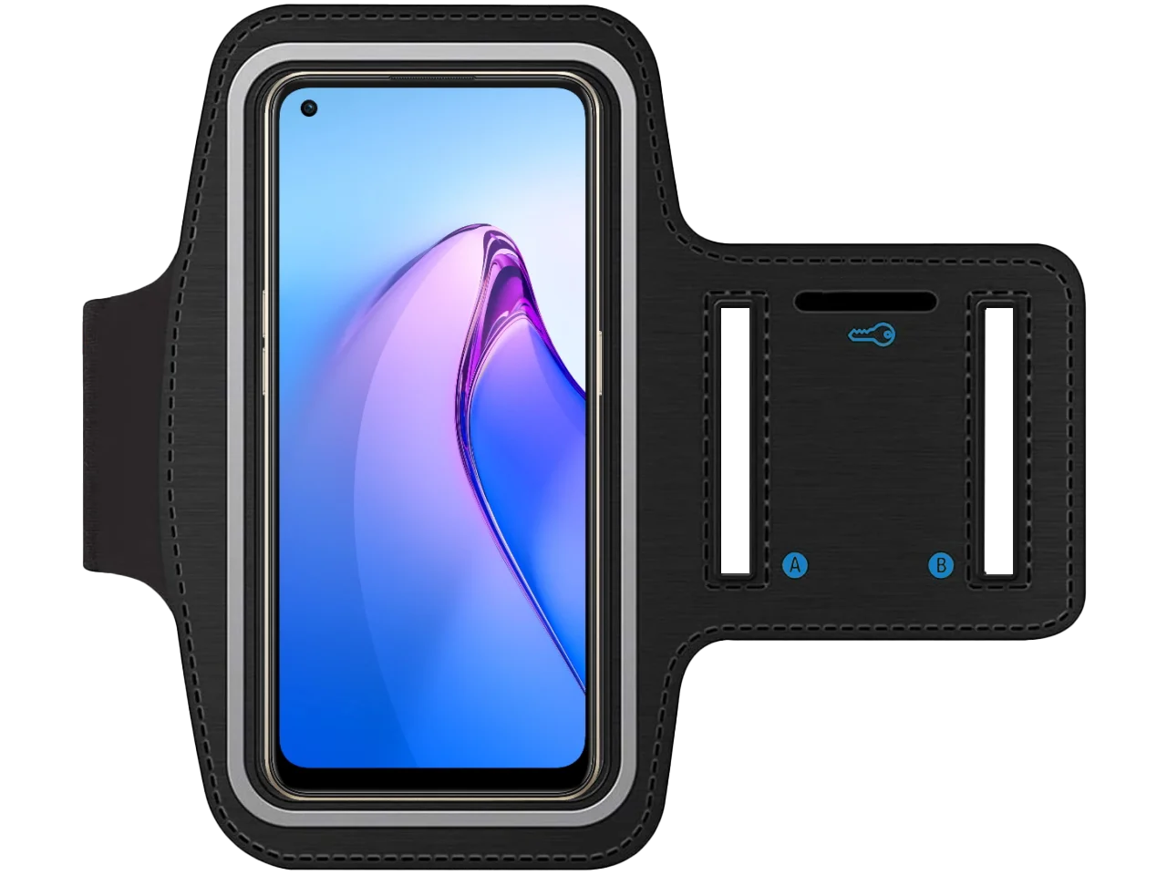 Oppo Velcro Wristband for Mobile Phone black