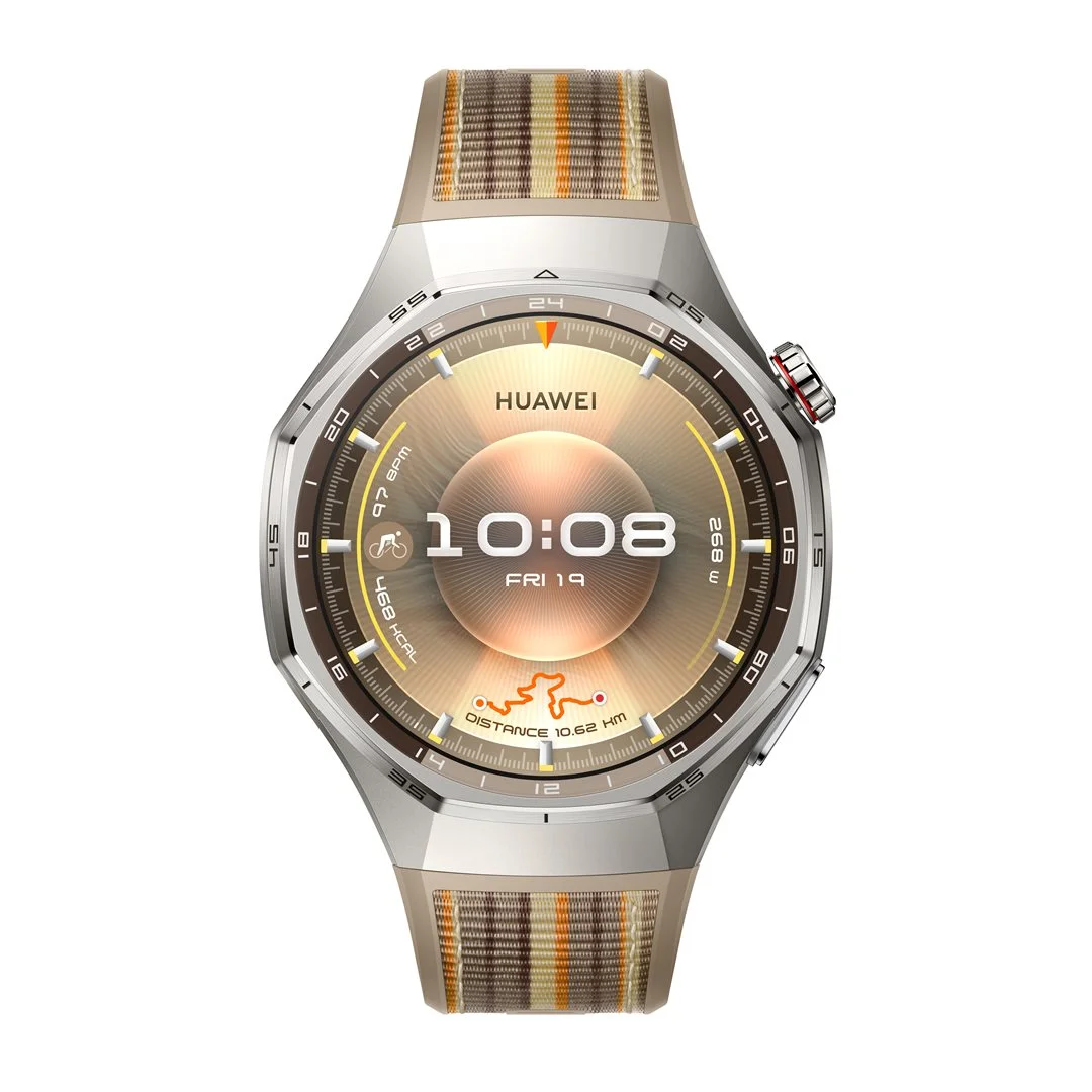 Huawei Atum-B29W Watch GT6 Pro titanium Smartwatch 46mm brown woven