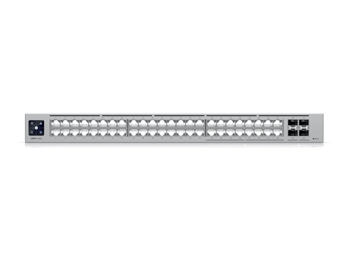 Ubiquiti Switch UniFi 32xRJ45 GBit/16xRJ45 2.5G/4xSFP+ Managed Max 19" Rack-Mountable, 1,3" Touchscreen