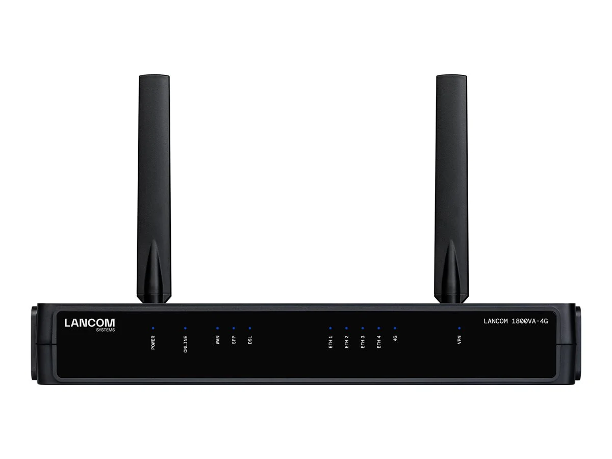 Lancom Router 1800VA-4G (EU) SD-WAN Gateway mit VDSL2/ADSL2+-Modem (Annex A/B/J