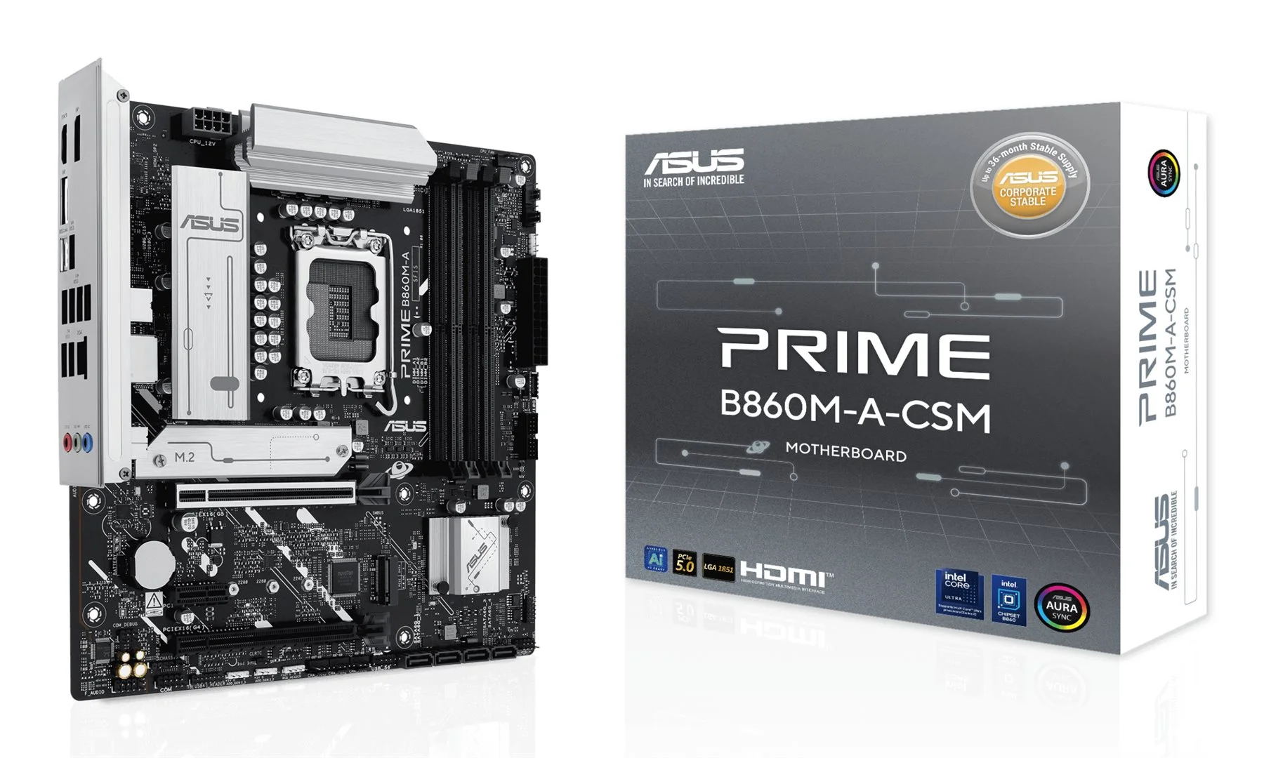 ASUS PRIME B860M-A-CSM S1851/DDR5/2xDP-HDMI/3xM.2/ATX
